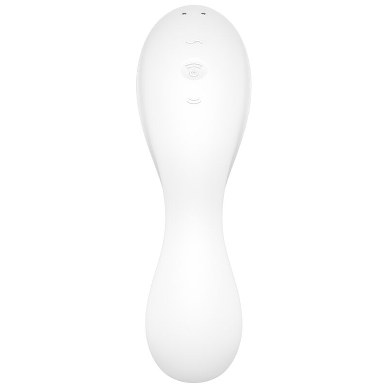 SATISFYER CURVY TRINITY 5 ESTIMULADOR Y VIBRADOR APP – AZUL