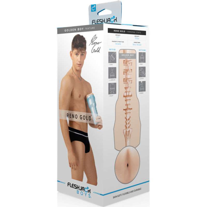 FLESHJACK – RENO GOLD GOLDEN BOY ANO MASTURBATEUR