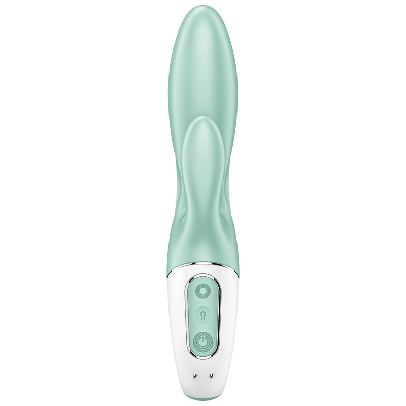 SATISFYER – AIR PUMP BUNNY 5+ APPLICATION GONFLABLE LAPIN VIBRATEUR VERT