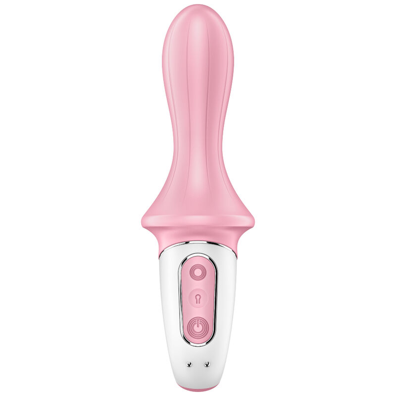 SATISFYER – AIR PUMP BOOTY 5+ VIBRATEUR ANAL GONFLABLE ROSE