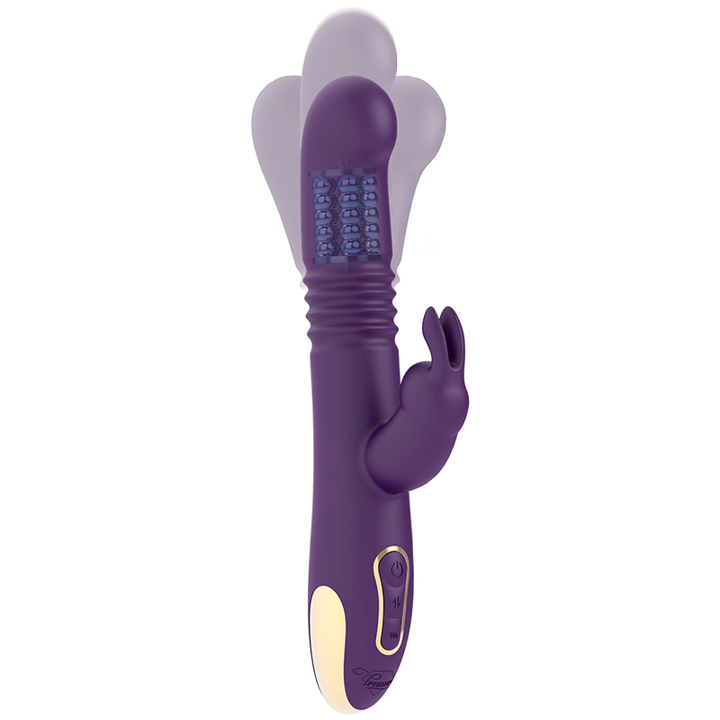 TREASURE – BASTIAN RABBIT UP  DOWN, ROTATEUR ET VIBRATEUR COMPATIBLE AVEC LA TECHNOLOGIE SANS FIL WATCHME