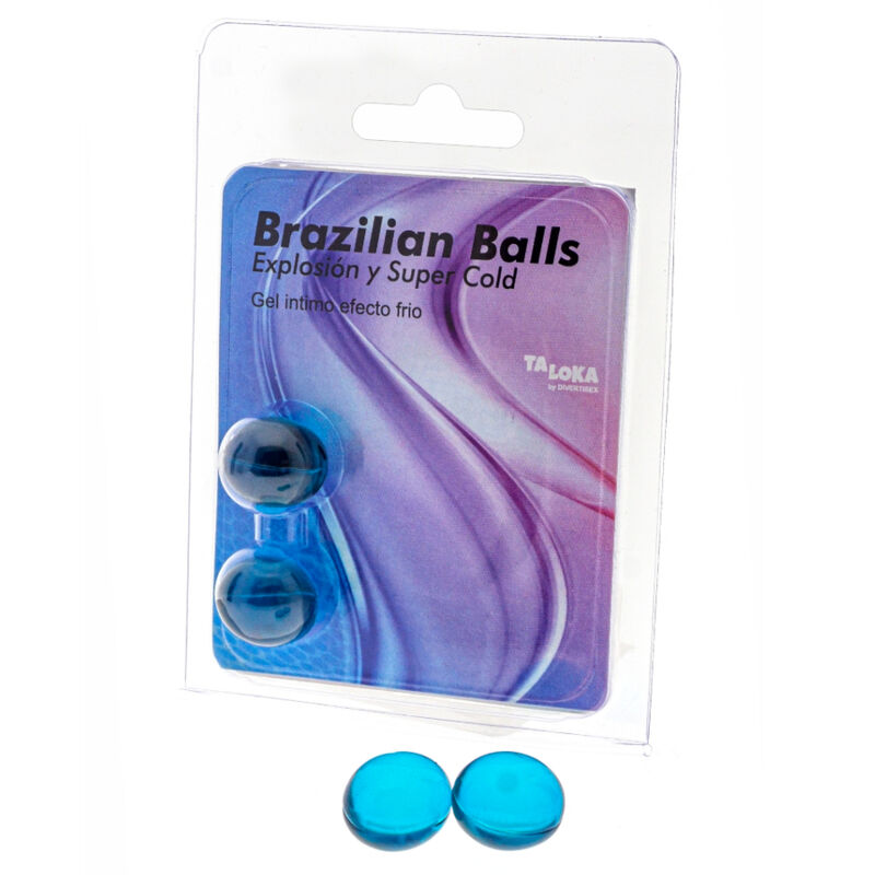 TALOKA – 2 BOULES BRÉSILIENNES GEL EXCITANT EFFET FROID