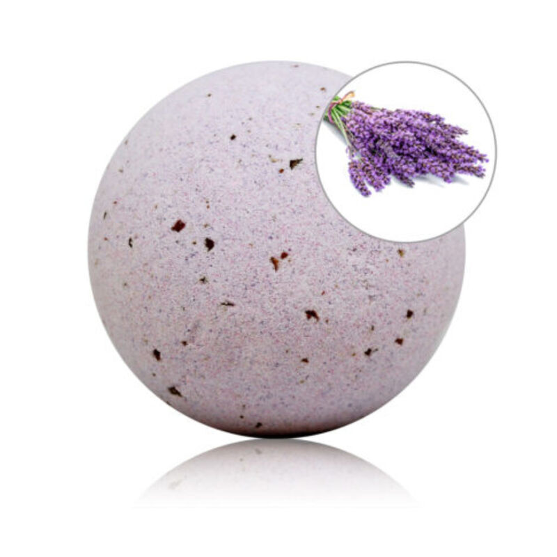 TALOKA – BOMBE DE BAIN PARFUMÉE LAVANDE ET PÉTALES DE ROSE