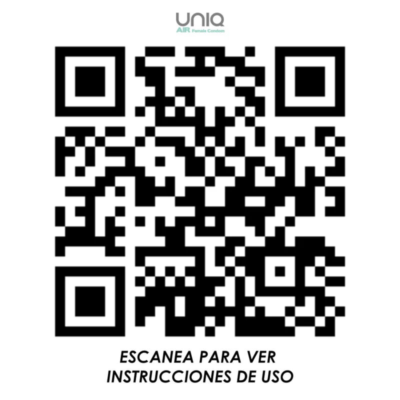 UNIQ – AIR PRÉSERVATIF FÉMININ SANS LATEX 3 UNITÉS