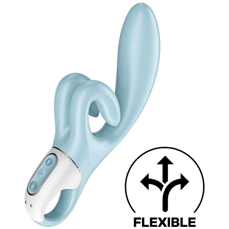 SATISFYER – VIBRATION DE LAPIN TOUCH ME BLEU
