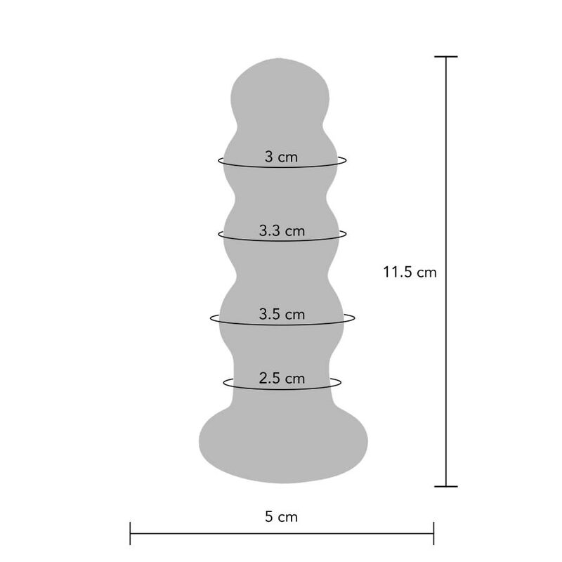TOYJOY – FESSES LE BOUCHON EN VERRE RADIANT