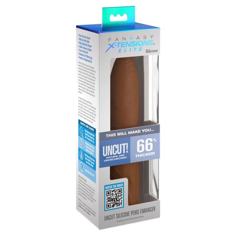 FANTASY X- TENSIONS – MANCHON DEXTENSION PIPEDREAMS NON COUPE 17,78 CM CARAMEL