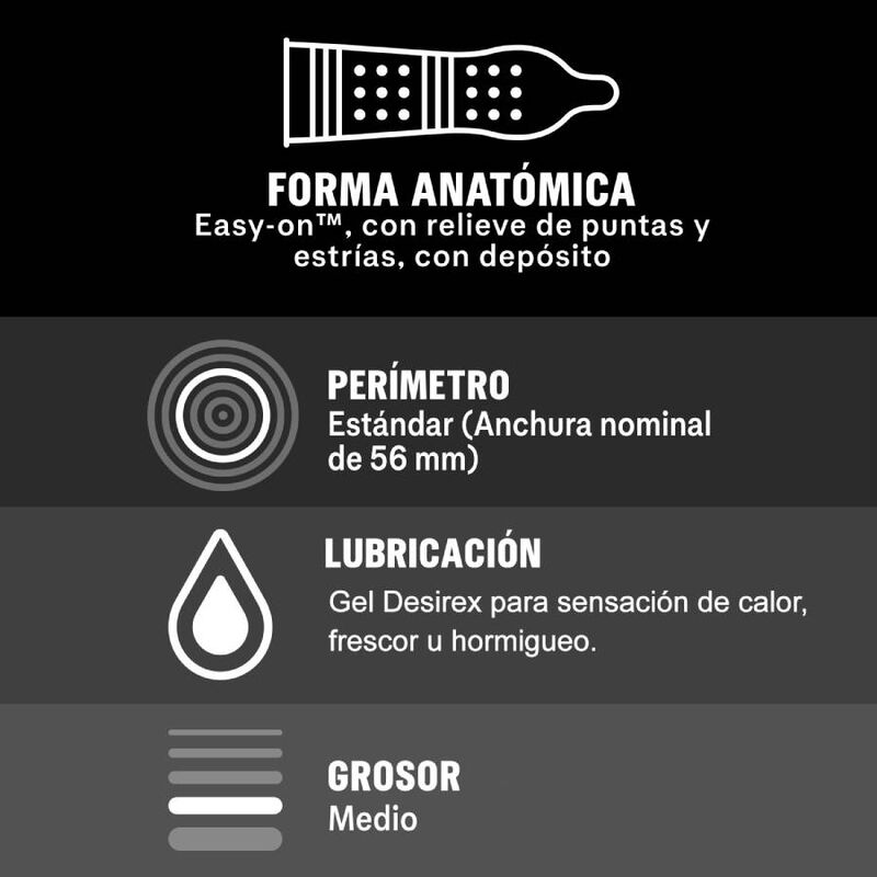 DUREX – ORGASMIQUE INTENSE 12 UNITÉS