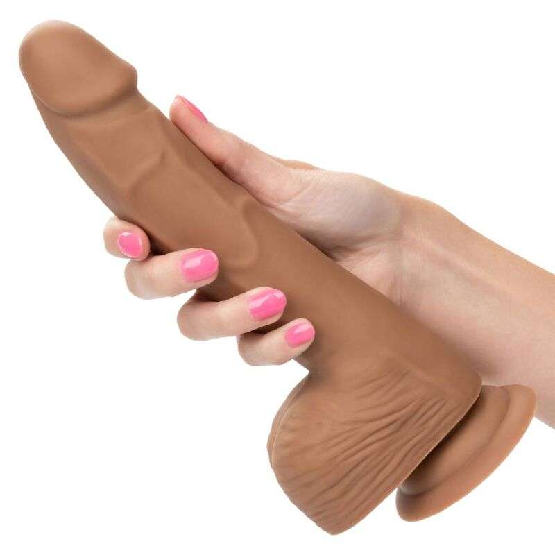 CALEXOTICS – CLOUS EN SILICONE 20.32 CM MARRON