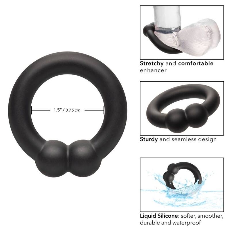 CALEXOTICS – BAGUE MUSCULAIRE ALPHA NOIR