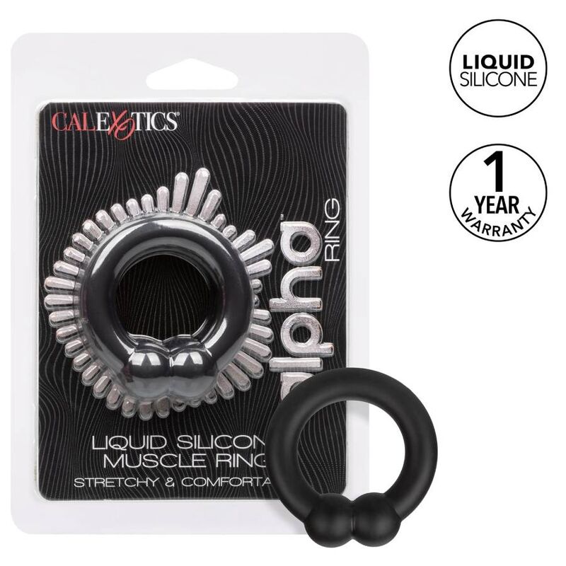 CALEXOTICS – BAGUE MUSCULAIRE ALPHA NOIR