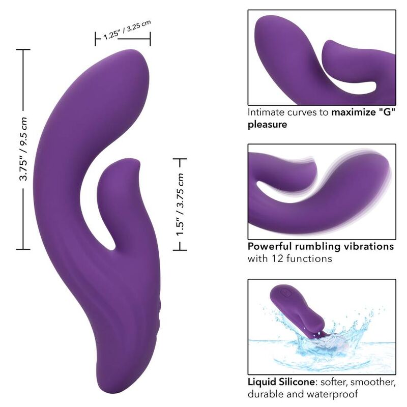 CALEXOTICS – STELLA DUAL PLEASER VIOLET