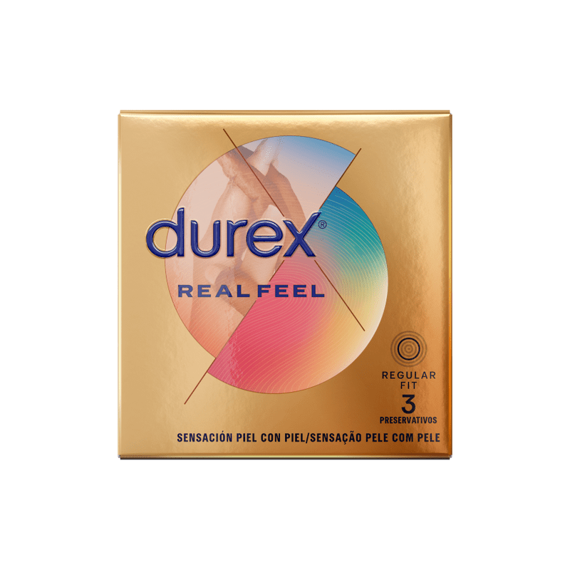 DUREX – PRÉSERVATIFS REAL FEEL 3 UNITÉS