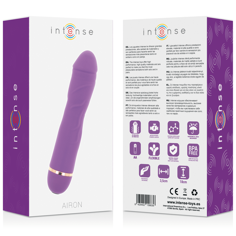 INTENSE – AIRON 20 VITESSES SILICONE LILAS