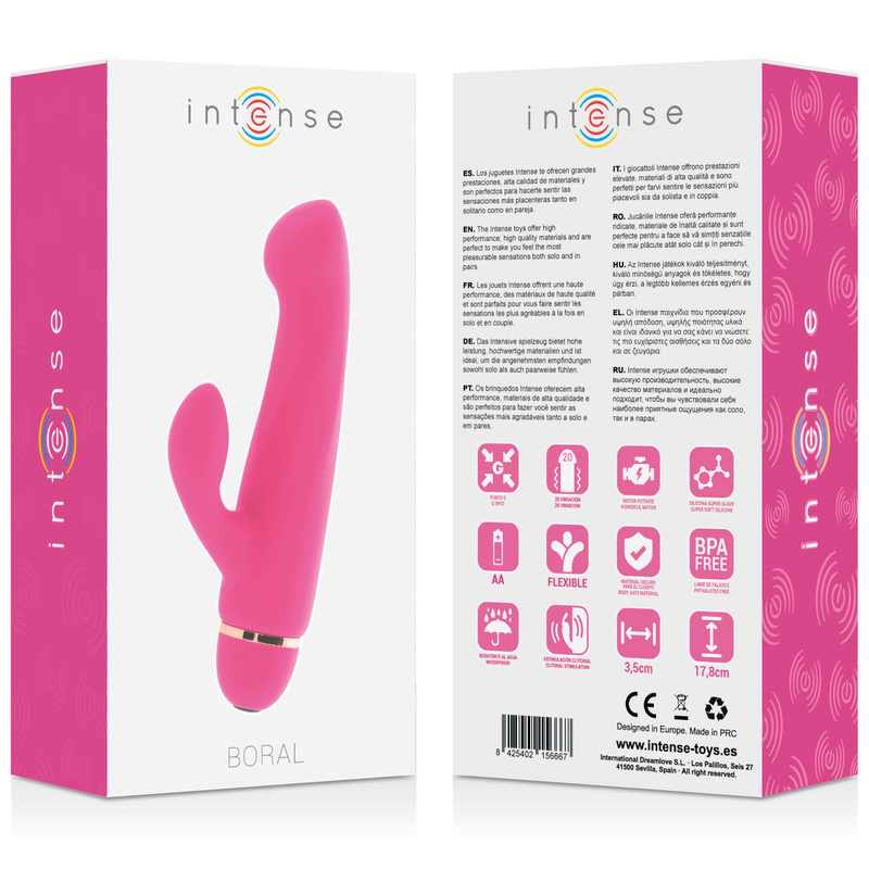 INTENSE – BORAL 20 VITESSES SILICONE ROSE