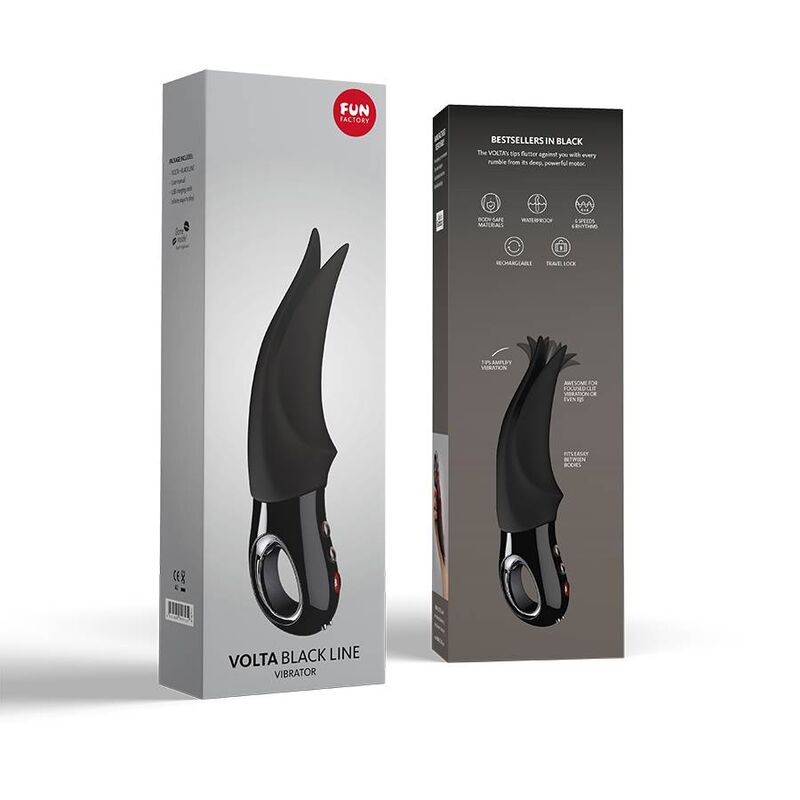 FUN FACTORY – VIBRATEUR CLITORAL VOLTA LIGNE NOIRE