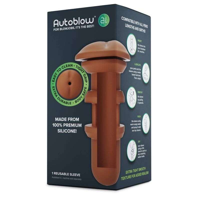 AUTOBLOW – AI ANUS SLEEVE MARRON