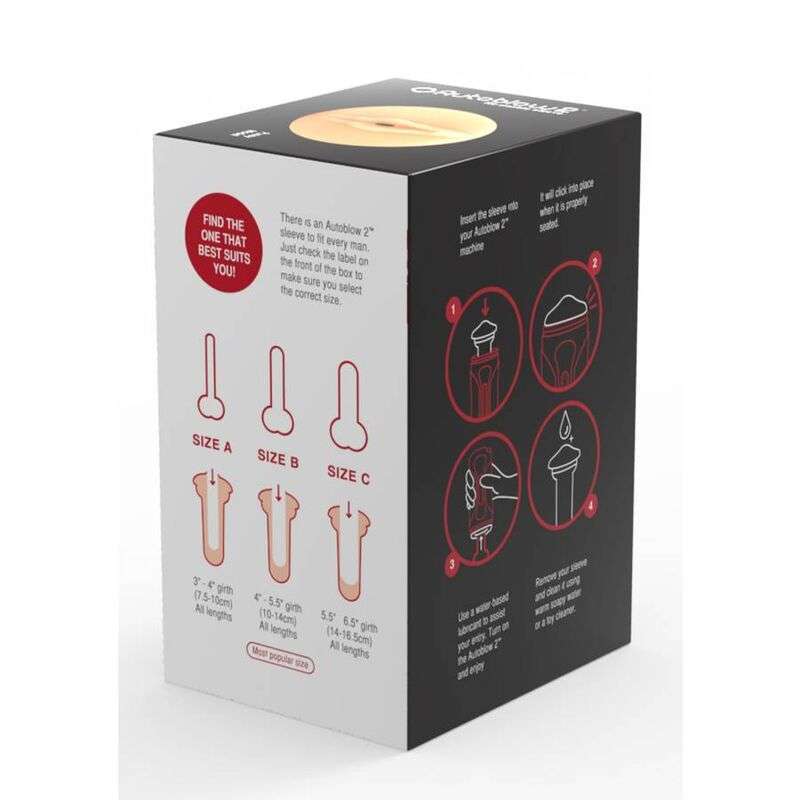 AUTOBLOW – 2+ MANCHON VAGIN TAILLE C