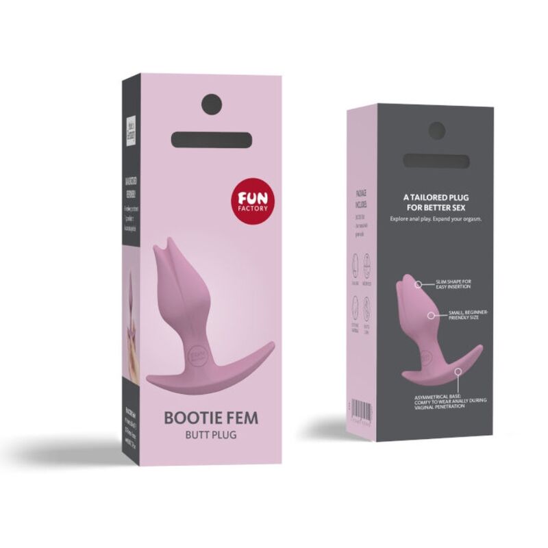 FUN FACTORY – BOOTIE FEM FEMELLE ANAL PLUG ANAL ROSE