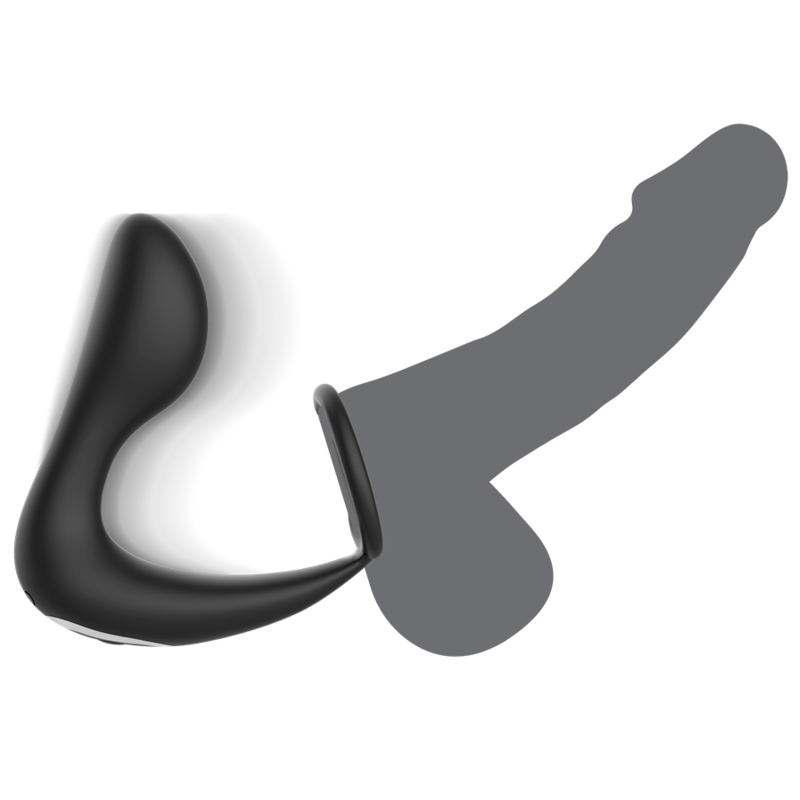 BLACKSILVER – MASSEUR ANAL TÉLÉCOMMANDE RECHARGEABLE SILICONE NOIR