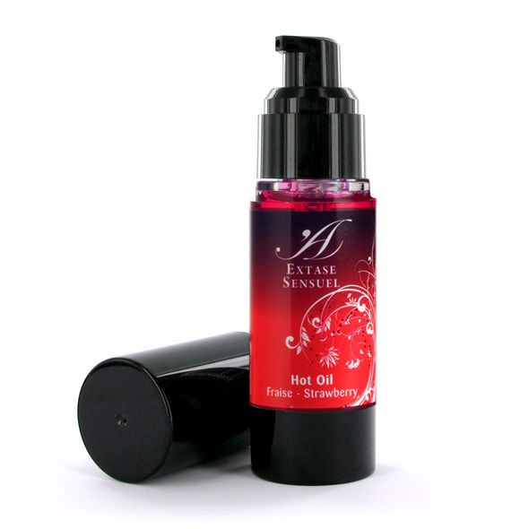 EXTASE SENSUAL – HUILE STIMULANTE CHALEUR FRAISE 30 ML