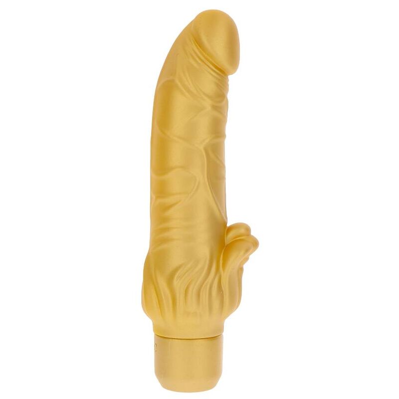 GET REAL – GOLD DICKER STIM VIBRATEUR OR