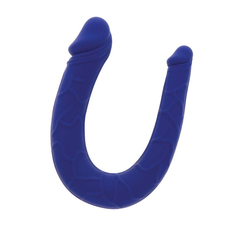 GET REAL – MINI DOUBLE DONG RÉALISTE BLEU