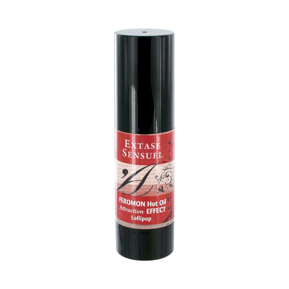 EXTASE SENSUAL – HUILE DE MASSAGE EFFET CHAUFFANT AUX PHÉROMONES SUCETTES 30 ML