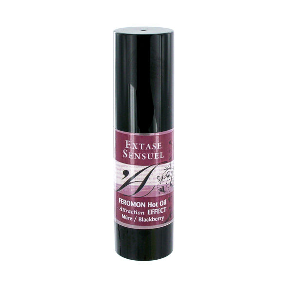 EXTASE SENSUAL – HUILE DE MASSAGE EFFET CHAUFFANT AUX PHÉROMONES DE MÛRE 30 ML