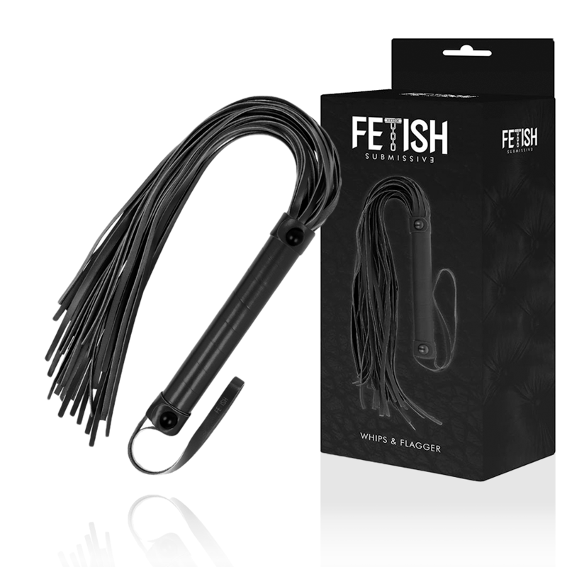 FETISH SUBMISSIVE – FOUET EN CUIR VÉGÉTALIEN