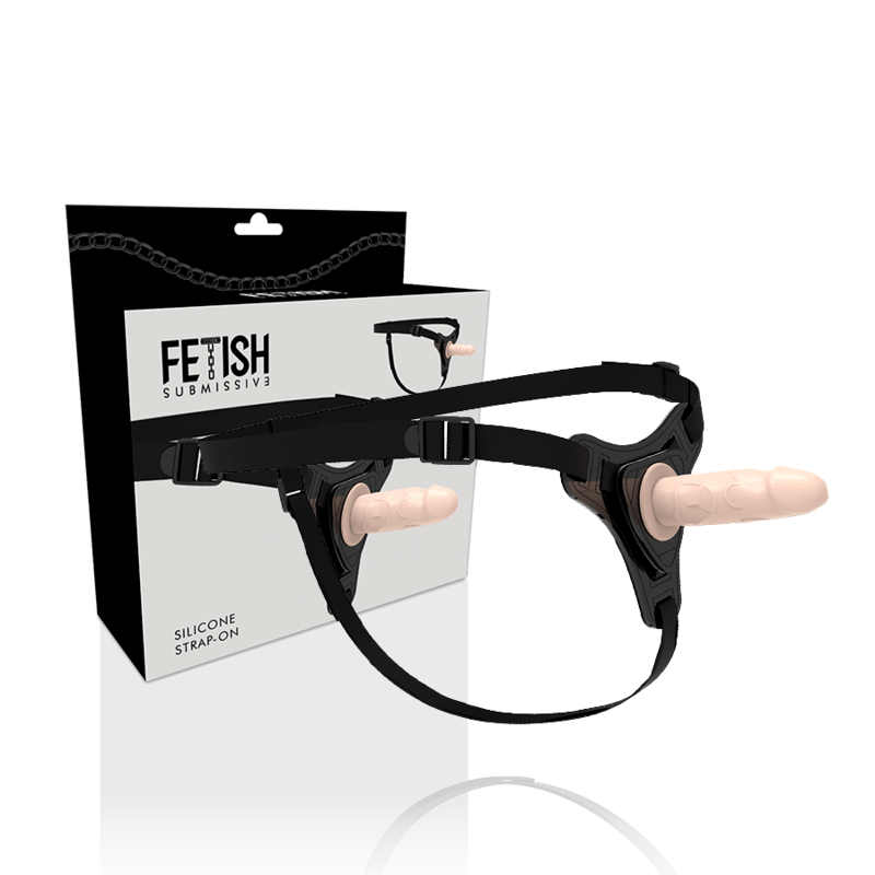 FETISH SUBMISSIVE HARNESS – SILICONE CHAIR RÉALISTE 12,5 CM