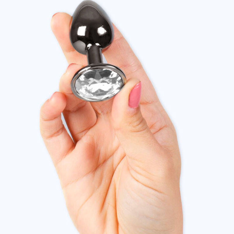 SECRETPLAY – PLUG ANAL EN GUNMETAL PETITE TAILLE 7 CM