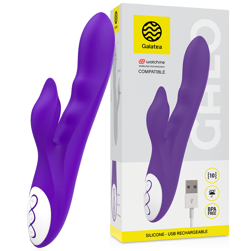 GALATEA – VIBRATEUR GALO LILAS COMPATIBLE AVEC LA TECHNOLOGIE SANS FIL WATCHME