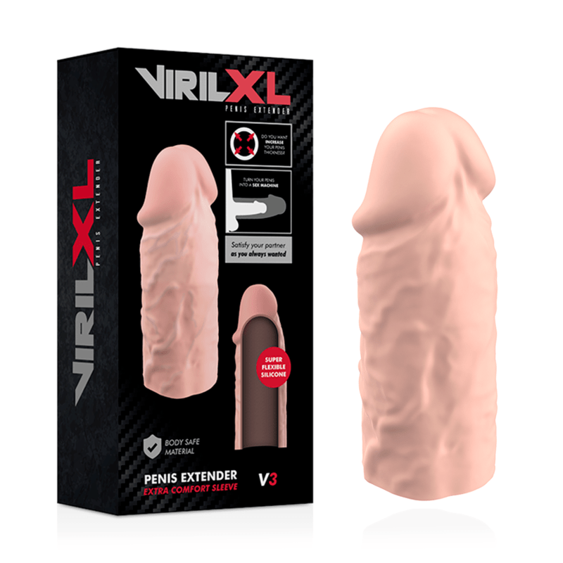 VIRILXL – EXTENSION NATURELLE DU PÉNIS EN SILICONE LIQUIDE V3