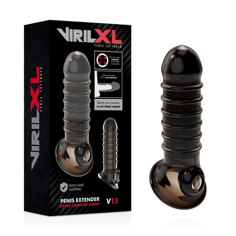 VIRILXL – EXTENSION ET GAINE DE PÉNIS V15 NOIRE