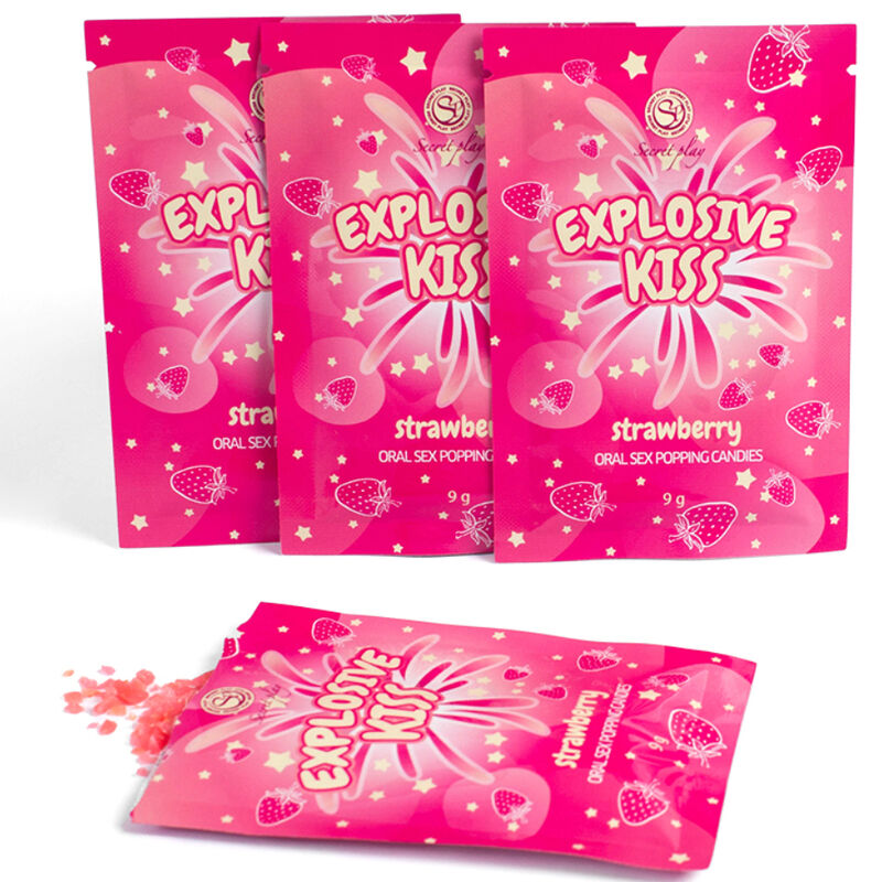 SECRETPLAY – BONBONS EXPLOSIFS À LA FRAISE