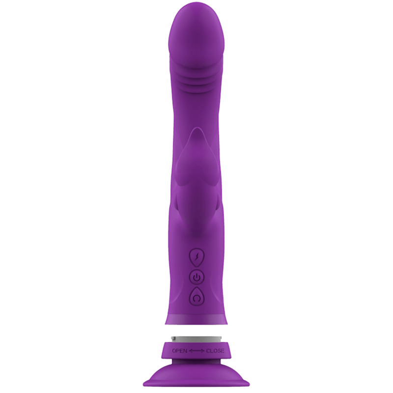INTENSE – VIBRATEUR EN SILICONE CASANOVA RABBIT TRIPLE MOTEUR VIOLET