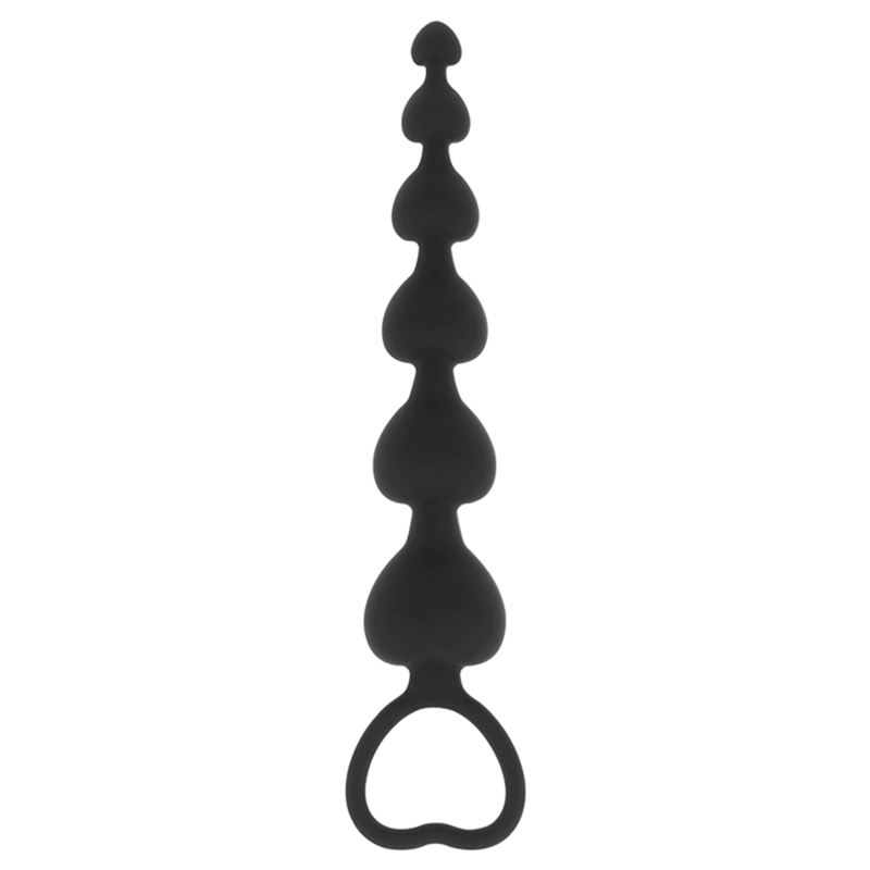 BLACKSILVER – CHAÎNE DE COEURS ANAL MILA 18 CM