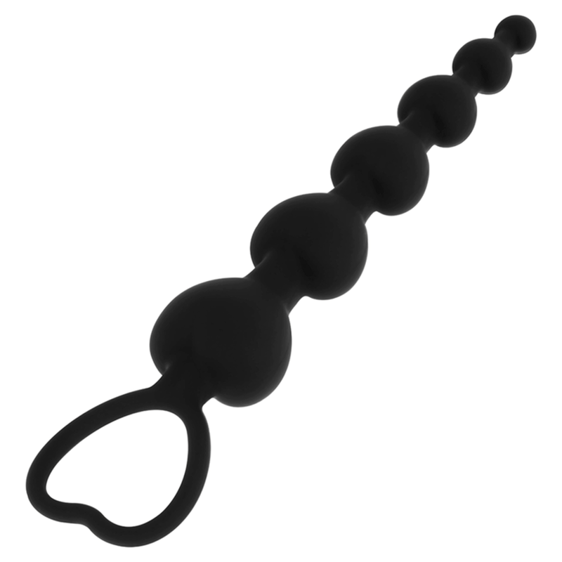BLACKSILVER – CHAÎNE DE COEURS ANAL MILA 18 CM