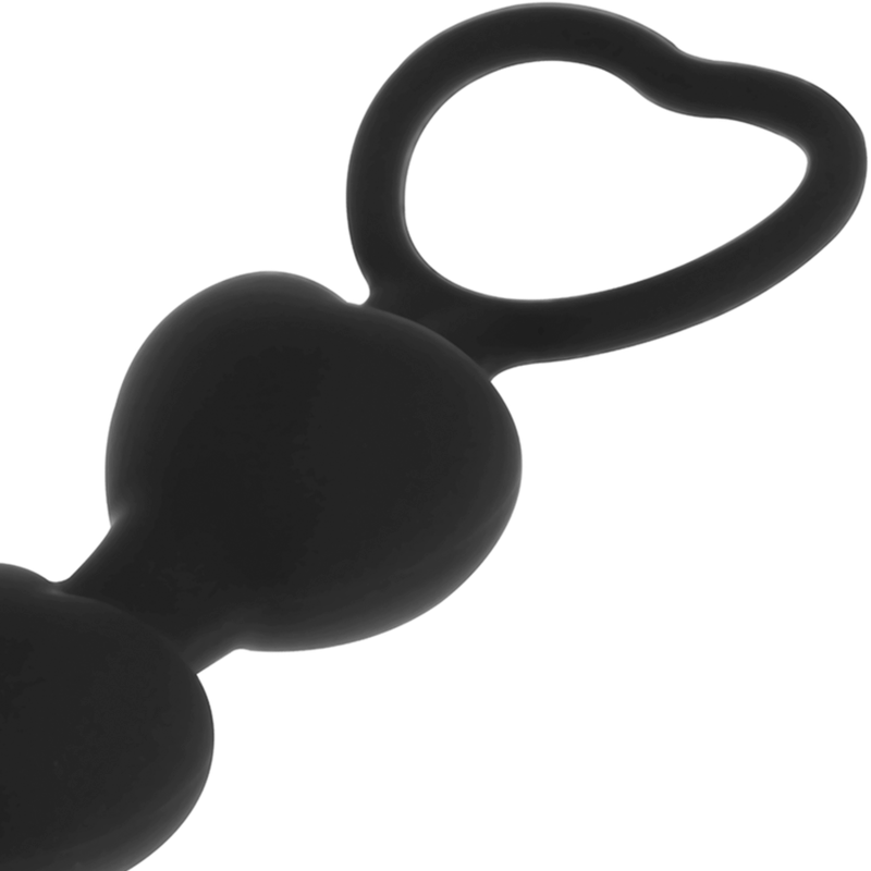 BLACKSILVER – CHAÎNE DE COEURS ANAL MILA 18 CM