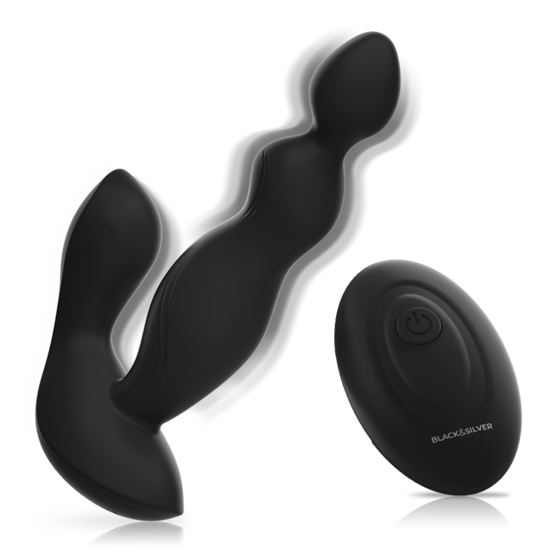 BLACKSILVER – TÉLÉCOMMANDE EN SILICONE POUR PLUG ANAL CORA