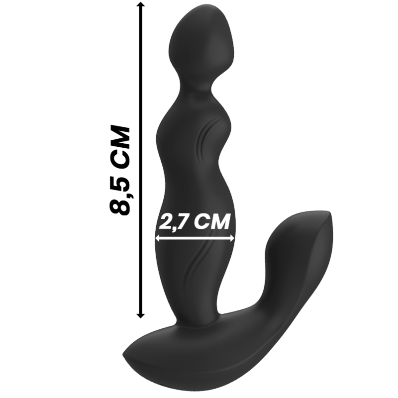 BLACKSILVER – TÉLÉCOMMANDE EN SILICONE POUR PLUG ANAL CORA