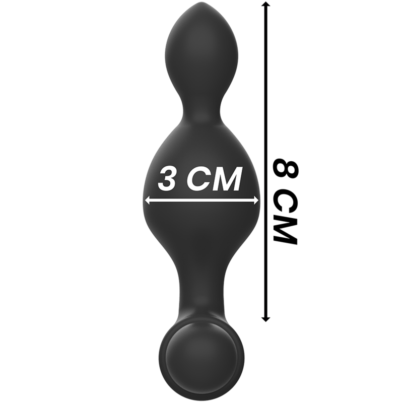 BLACKSILVER – TUCKER PETITE TÉLÉCOMMANDE POUR PLUG ANAL EN SILICONE