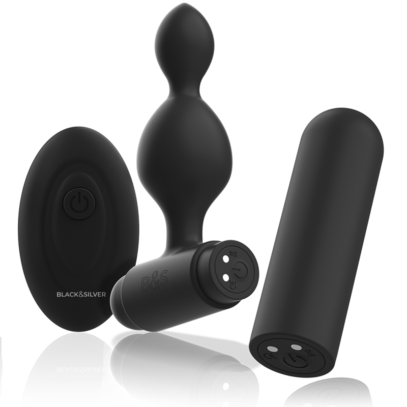 BLACKSILVER – TUCKER PETITE TÉLÉCOMMANDE POUR PLUG ANAL EN SILICONE