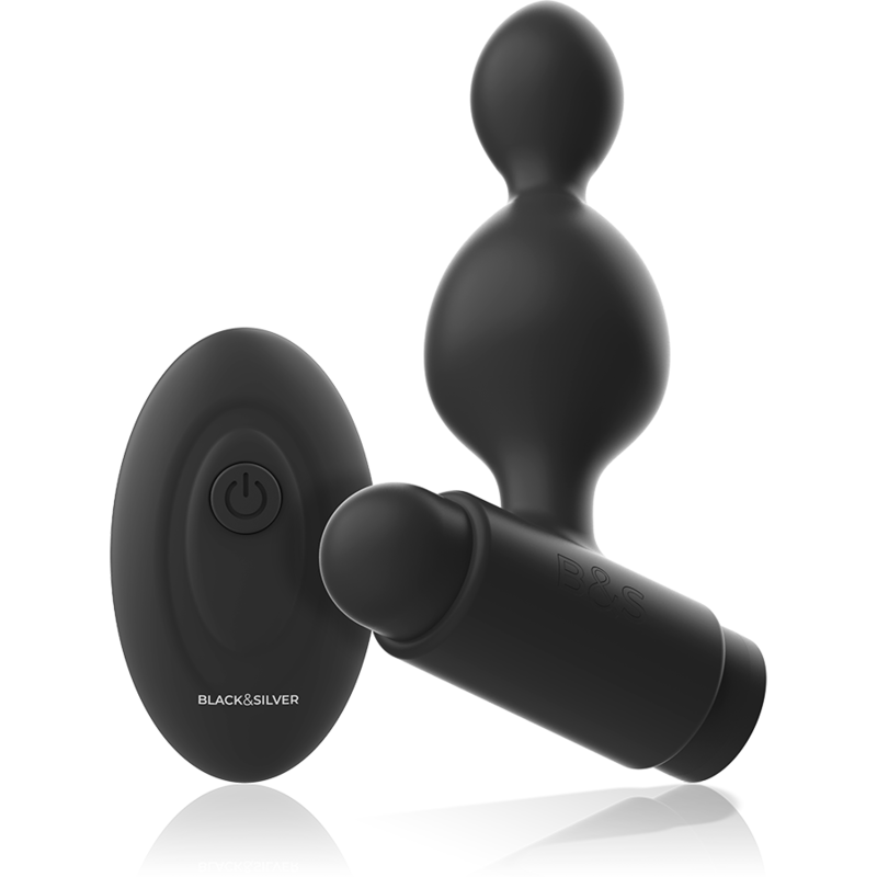 BLACKSILVER – TUCKER PETITE TÉLÉCOMMANDE POUR PLUG ANAL EN SILICONE