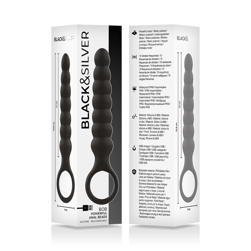 BLACKSILVER – DILATATEUR ANAL PUISSANT EN SILICONE BOB