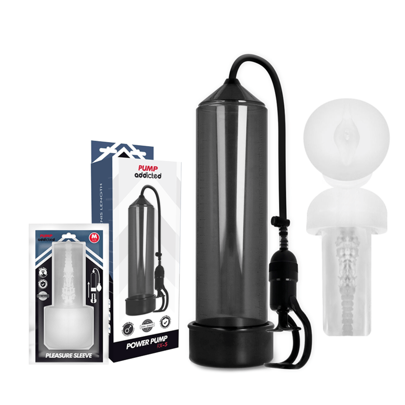 PUMP ADDICTED – RX5 NOIR AVEC MASTURBATEUR