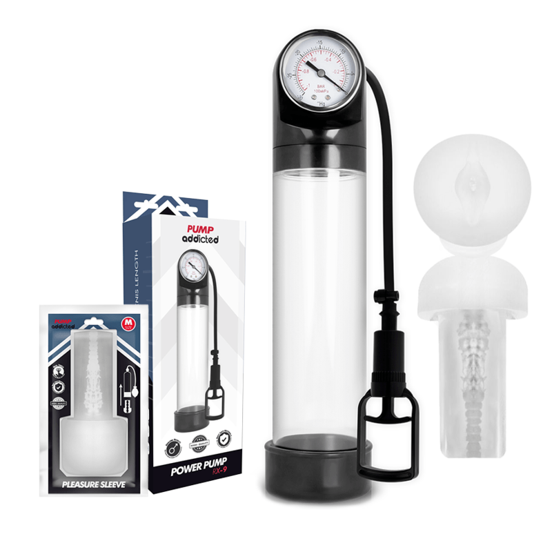 PUMP ADDICTED – RX9 TRANSPARENT AVEC MASTURBATEUR