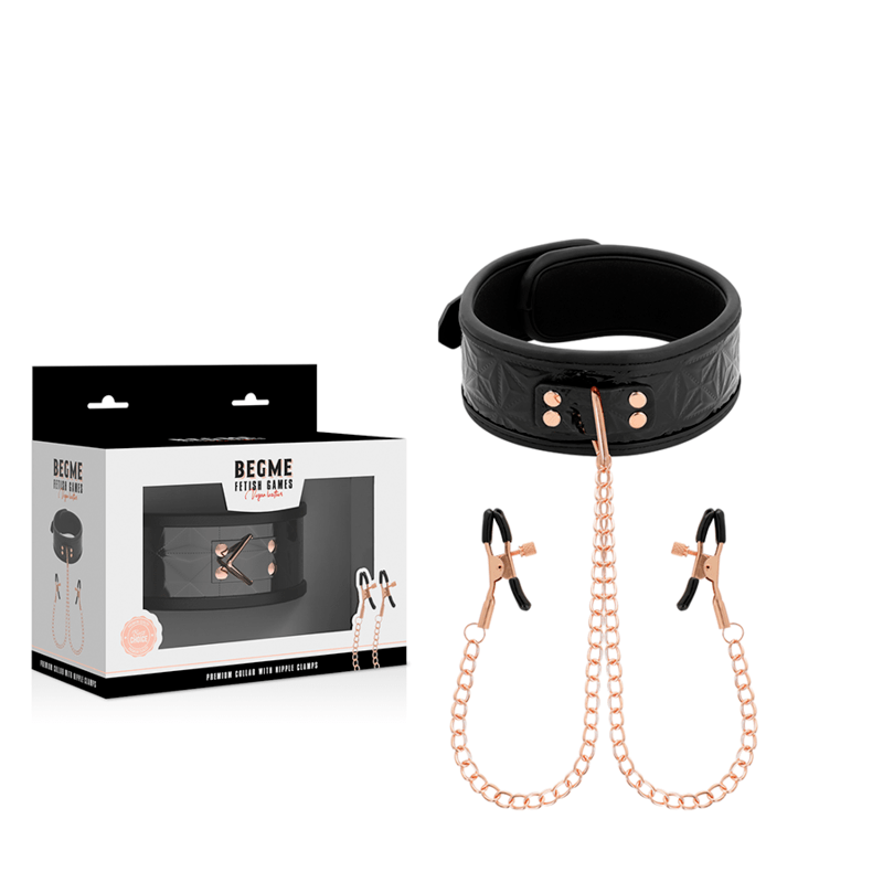 BEGME – BLACK EDITION COLLIER BEGME BLACK EDITION AVEC PINCES À MÉTONS