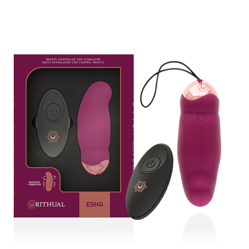 RITHUAL – ESHA EGG SYSTÈME DE TÉLÉCOMMANDE ROTATION + VIBRATION